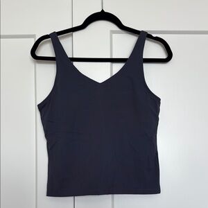 Women's Poshdivah Blue Gray Dark Tank Top